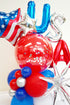 4th of July Bday Party Decor | America Balloon party | American Flag Balloon | independence day baby shower balloon DIY | little firecracker