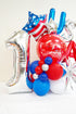 4th of July Bday Party Decor | America Balloon party | American Flag Balloon | independence day baby shower balloon DIY | little firecracker