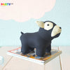 Adorable Beige Black Puppy Animal Shaped Styling Bookend and Door Shield Nursery Decoration