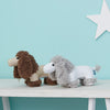 Adorable Brown Grey Poodle Animal Shaped Styling Bookend and Door Shield Nursery Decoration