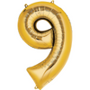 42in Gold Number Balloon (9)