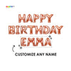 Custom Happy Birthday Balloon Banner