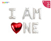 I AM ONE Valentines day theme Balloon Banner