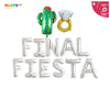 Final Fiesta Balloon Banner With Cactus and Ring