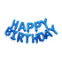 16'' Mylar Happy Birthday Balloon Banner