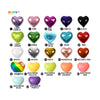 Custom Heart Balloons | 18-inch | Order by Color Chart | DIY Balloon Bouquets | DIY Balloon Arch | DIY Balloon Garland