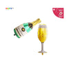 Champagne Bottle & Glass Balloon