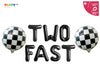 Two Fast 2nd Racing Car themed F1 theme Birthday Party Decoration Balloon Banner | 2nd Two Fast Birthday Party | Race Car Party Decor