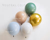 Double layered Stuffed Boho neutral color balloon garland