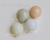 Double layered Stuffed Boho neutral minimalism balloon garland