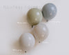 Double layered Stuffed Boho neutral minimalism balloon garland