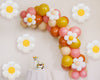 Burnt orange Two groovy birthday Party| Retro Floral daisies theme Balloon arch Garland Kit