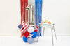 Patriotic 1st birthday | baby shower | July 4th  | independence day baby shower balloon DIY | little firecracker