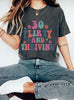 Thirty Flirty And Thriving Birthday Shirt | Sister 30th Birthday Vintage 1993 T Shirt | 30th Birthday Gift For Her | 30 Birthday Tee Shirt