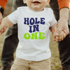 Hole in One Golf Birthday Shirt, 1st Birthday Outfit, Hole in One Birthday Party, Matching Family, Mommy and Me Shirts