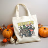 Retro Halloween Tote Bag, Monster Mash Tote Bag, Vintage Retro trick or treat Tote Bag, Retro Monster Halloween Gift for Her, Him, Friend