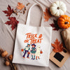 Retro Halloween Tote Bag,  Trick or Treat Tote Bag, Vintage Halloween Tote Bag, Retro  Trick or Treat Halloween Gift for Her, Him, Friend