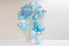 Winter Onederland Birthday, Baby Shower Balloon Arch kit | Blue Winter Wonderland Birthday | Winter Baby Shower Gender Reveal