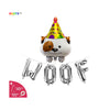 Woof Balloon Banner